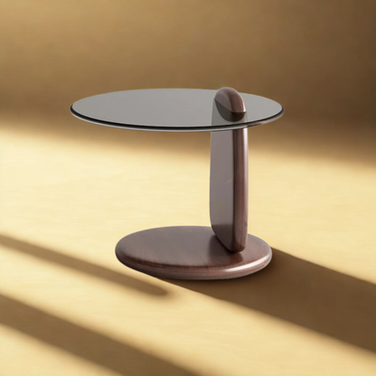 Table basse verre gigogne ronde