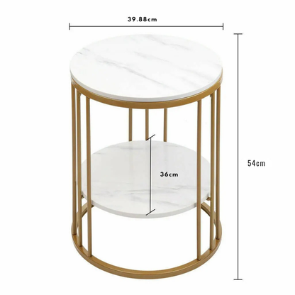 Table basse marbre ronde