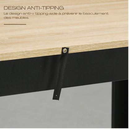 Table haute avec rangements
