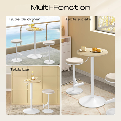 Table haute ronde