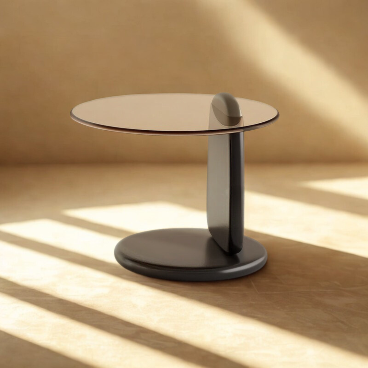 Table basse verre gigogne ronde