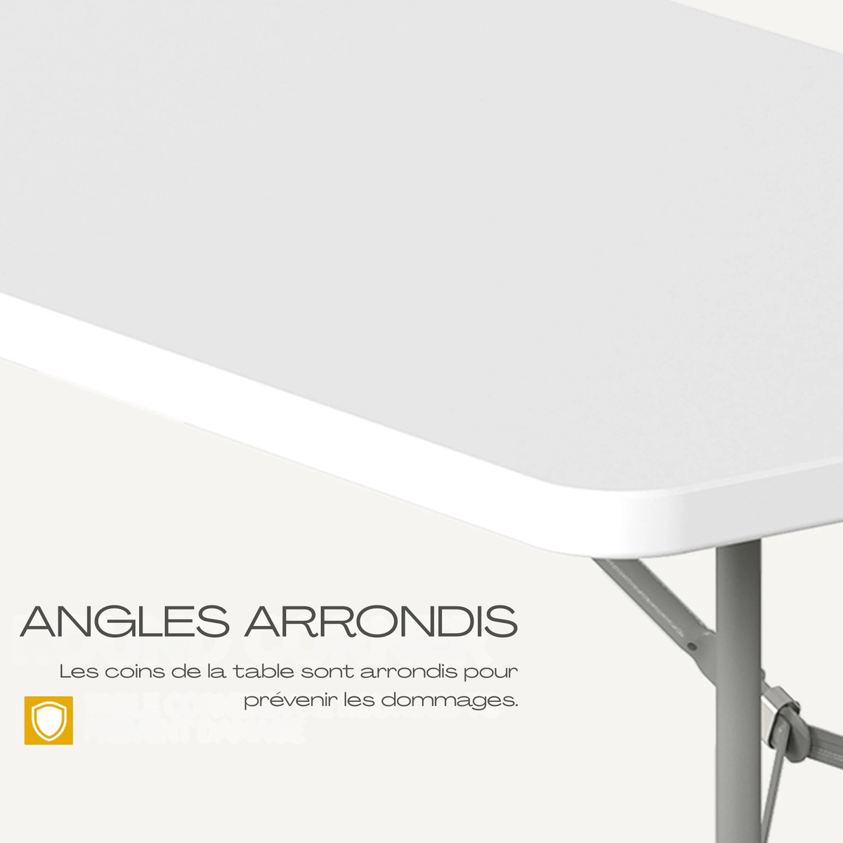 Table pliante aluminium