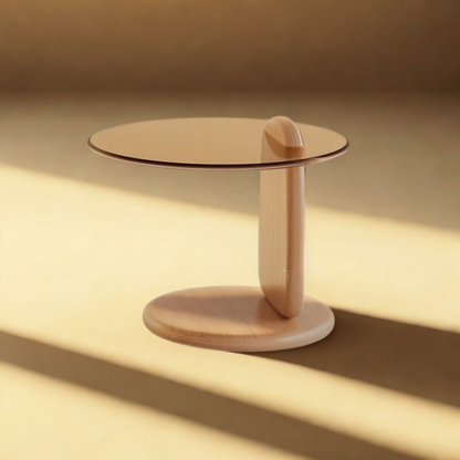 Table basse verre gigogne ronde
