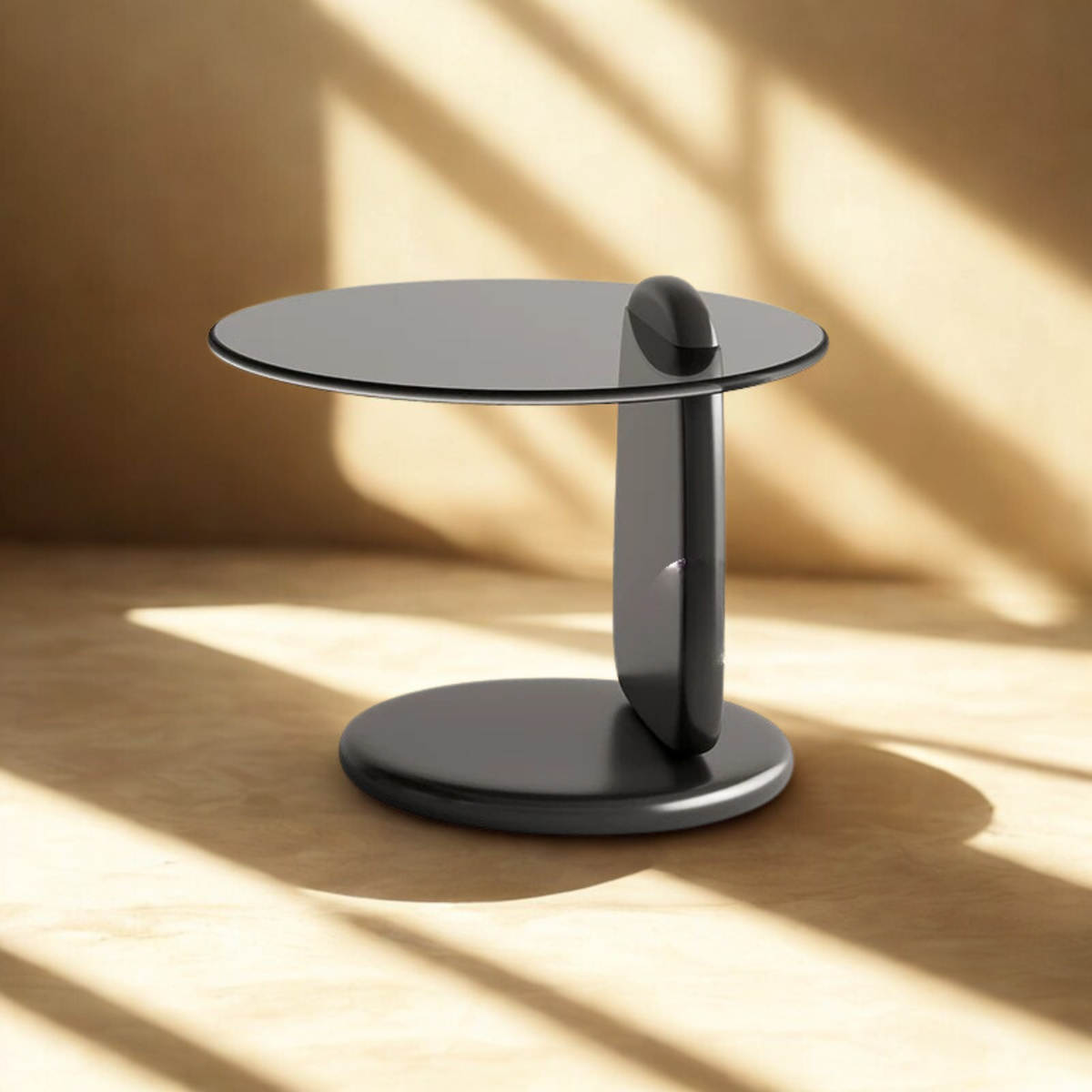 Table basse verre gigogne ronde