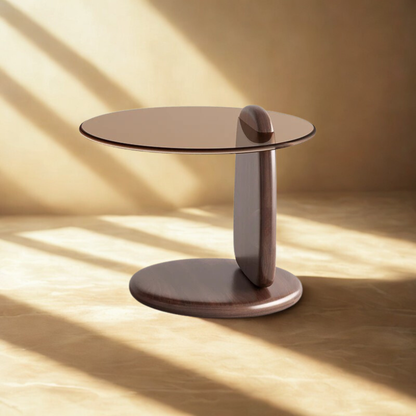 Table basse verre gigogne ronde