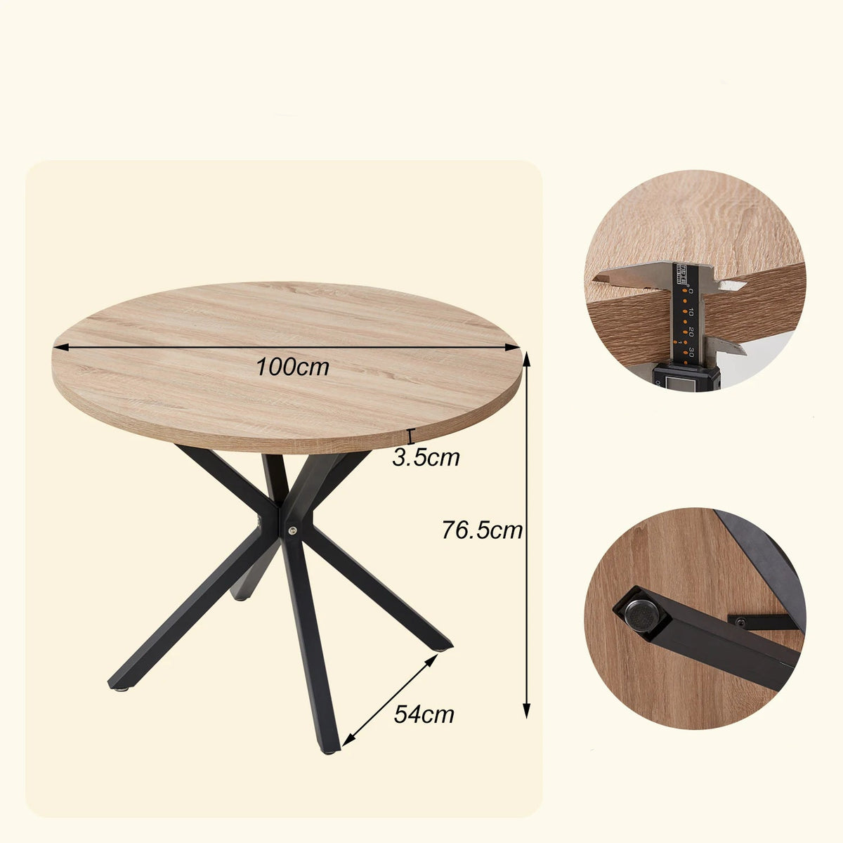 Table à manger bois nordique