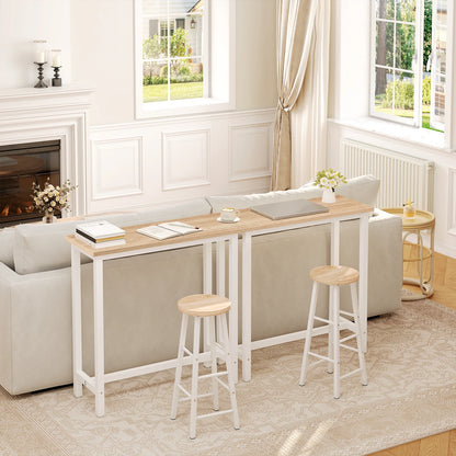 Table haute vintage MDF