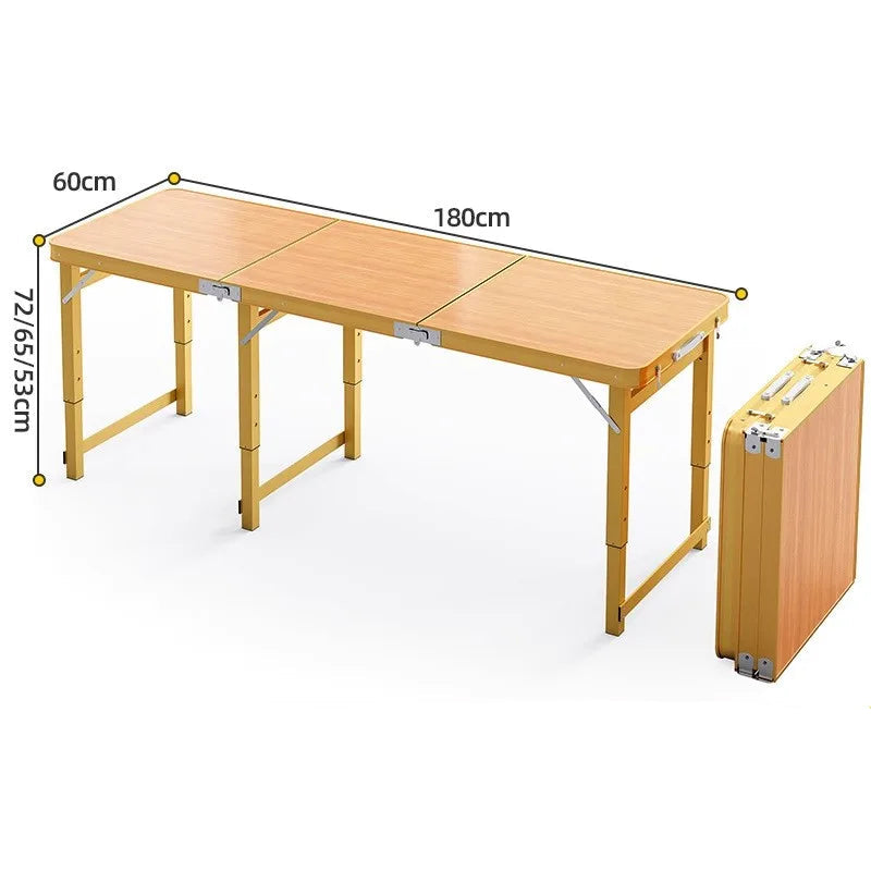 Table de jardin pliable ajustable