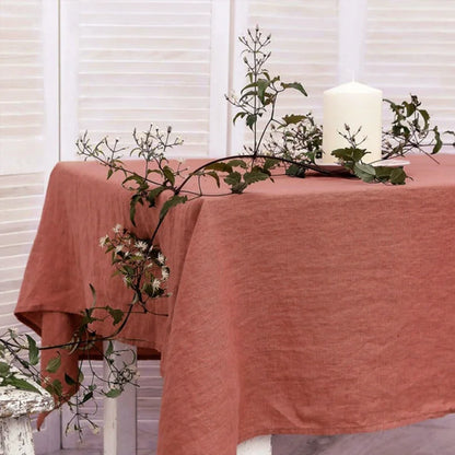 Nappe rectangulaire en lin