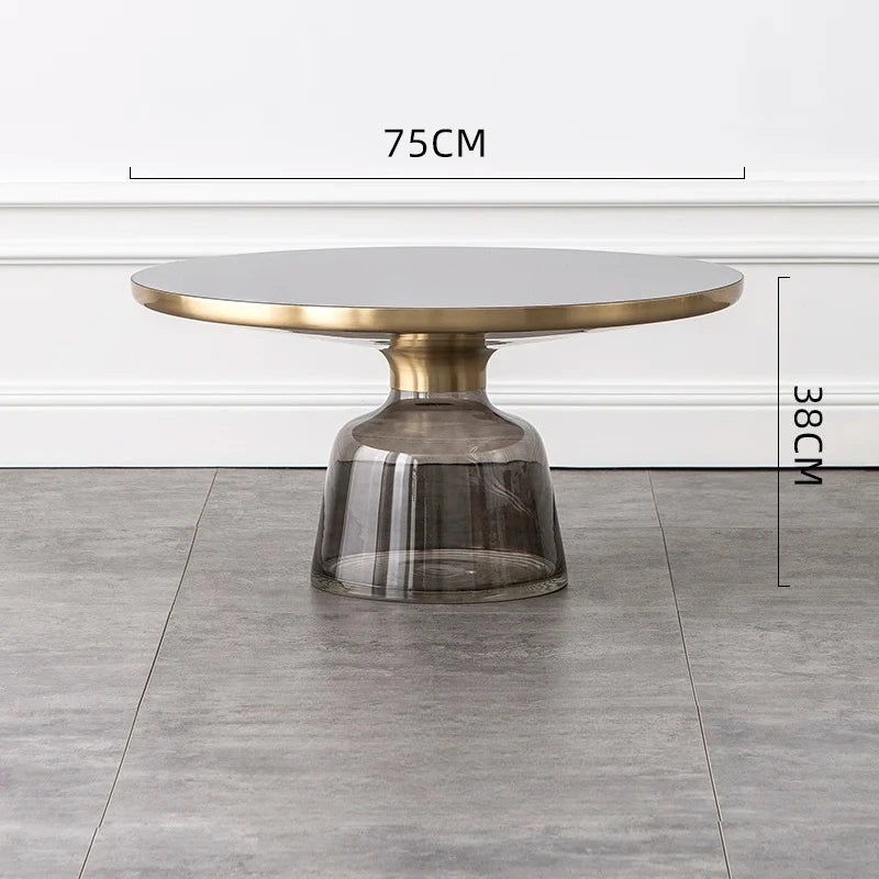 Table basse en verre gigogne