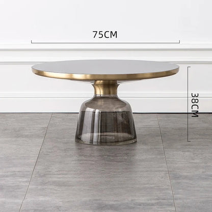 Table basse en verre gigogne