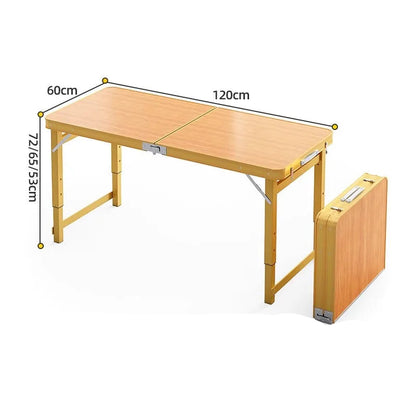 Table de jardin pliable ajustable