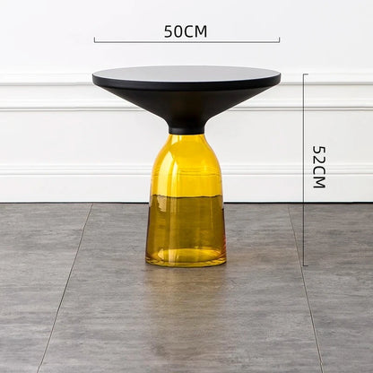 Table basse en verre gigogne