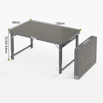 Table de jardin pliable ajustable