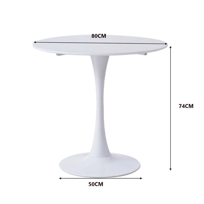 Table haute ronde design