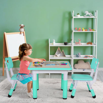 Table pour enfant multifonction, 2 chaises