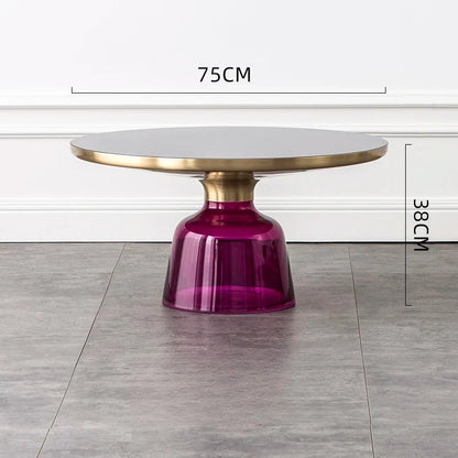 Table basse en verre gigogne
