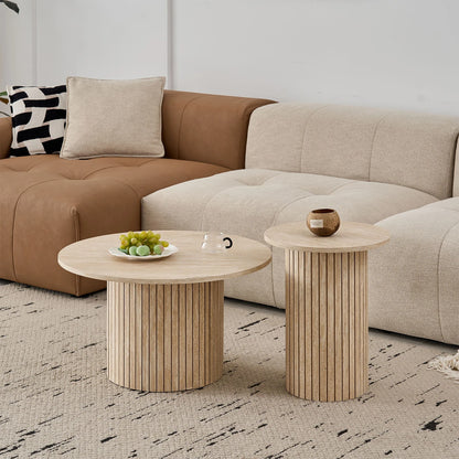 Table basse en bois gigogne