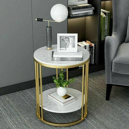 Table basse marbre ronde