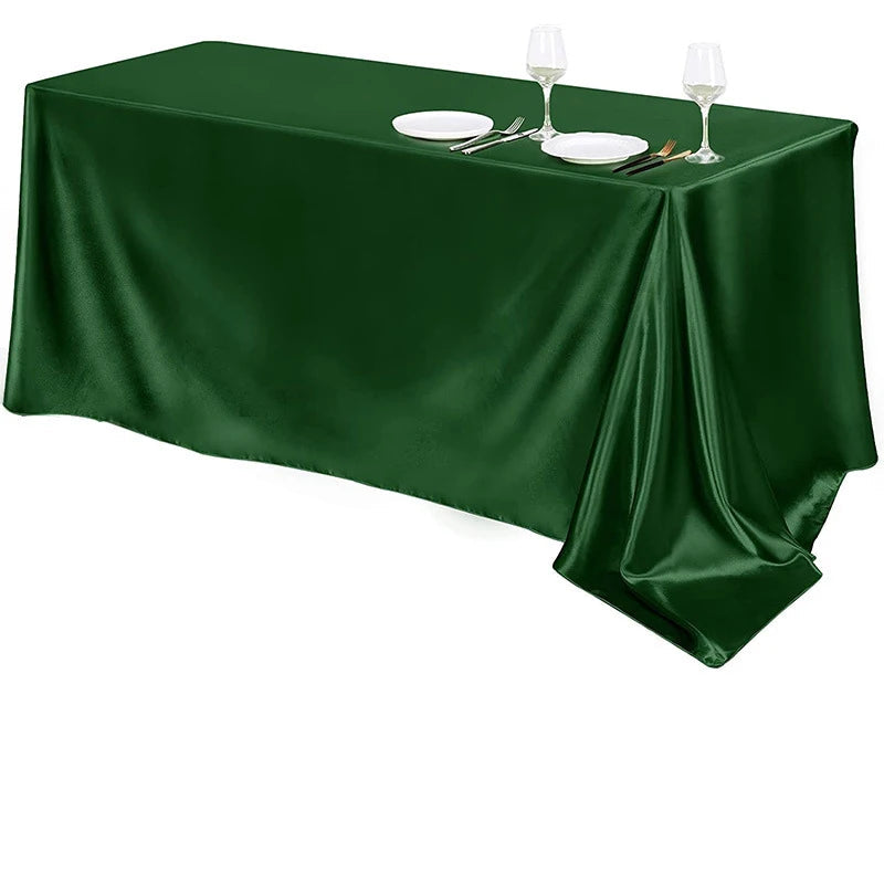 Nappe en satin rectangulaire