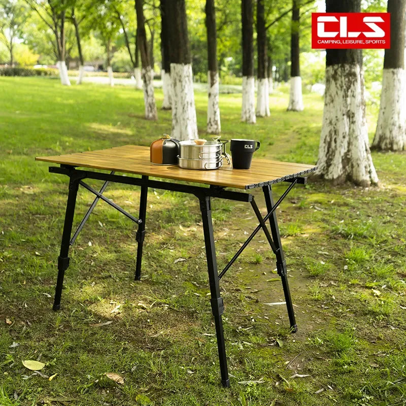 Table pliable aluminium