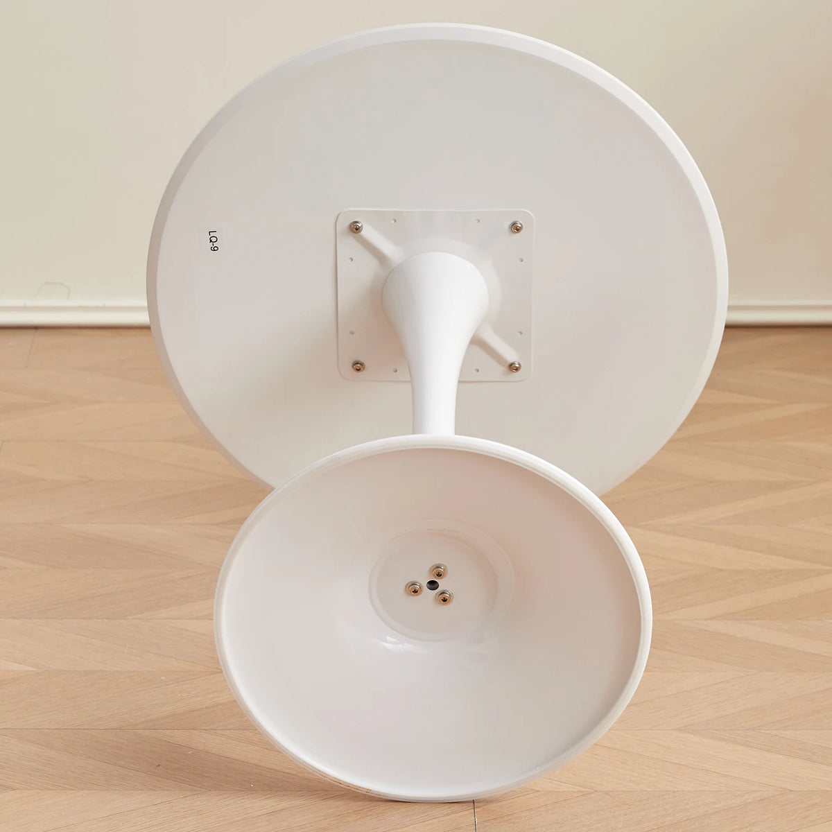 Table haute ronde design