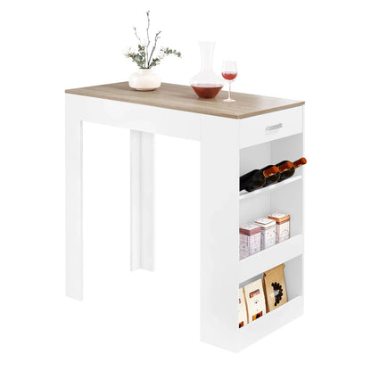Table haute bois