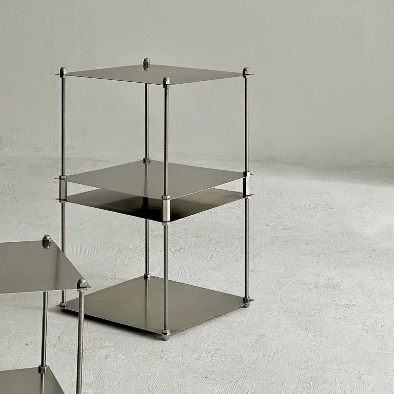 Table basse métal carré