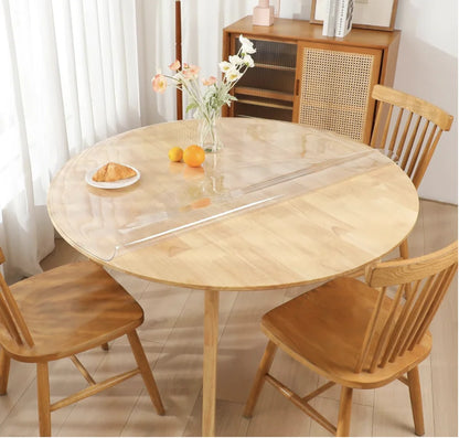 Nappe ronde transparente