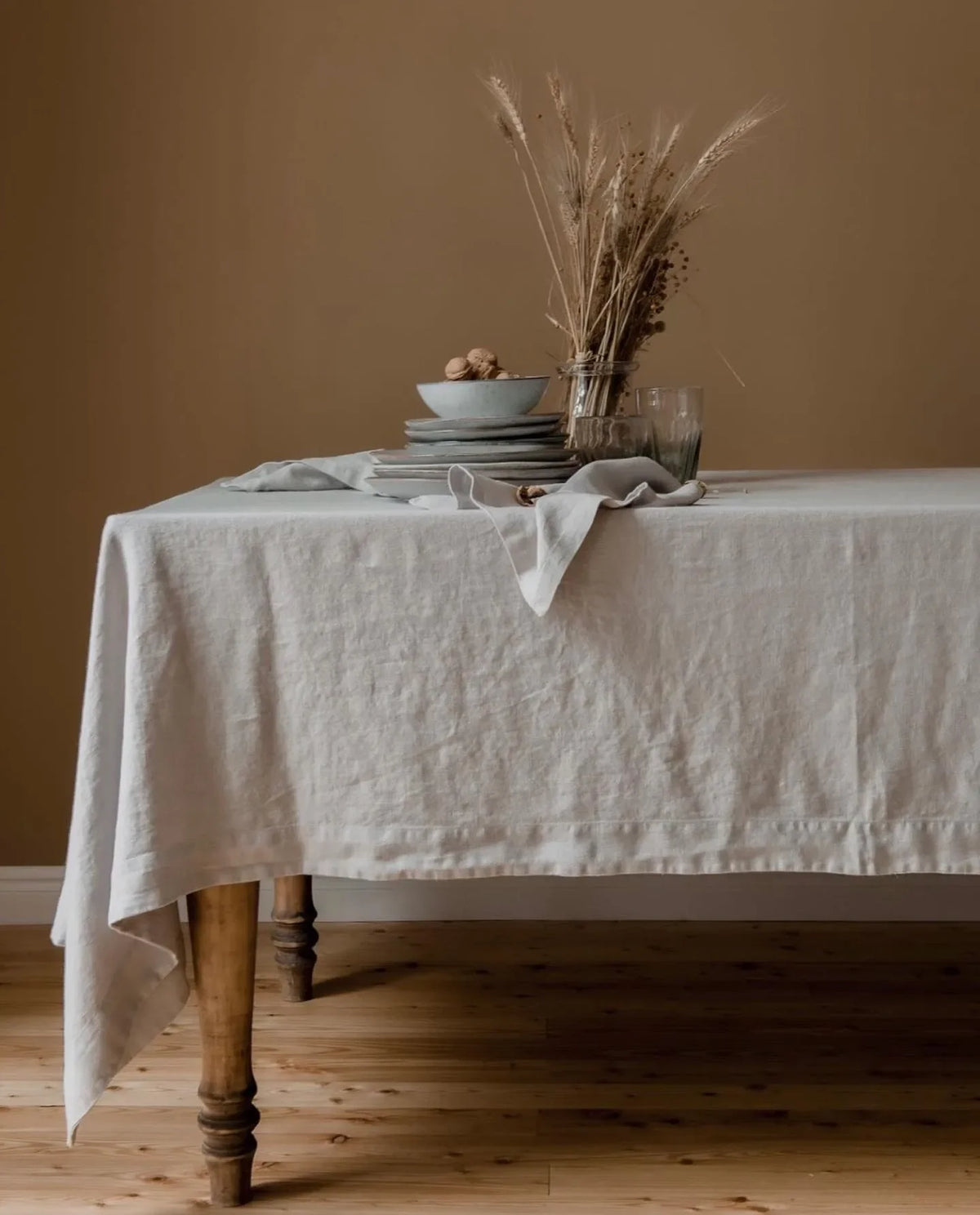 Nappe rectangulaire en lin