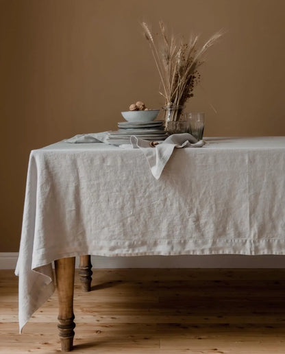 Nappe rectangulaire en lin