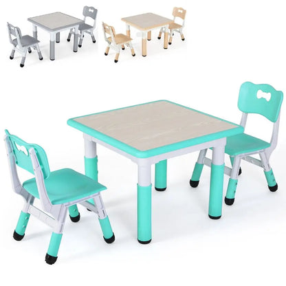 Table pour enfant multifonction, 2 chaises