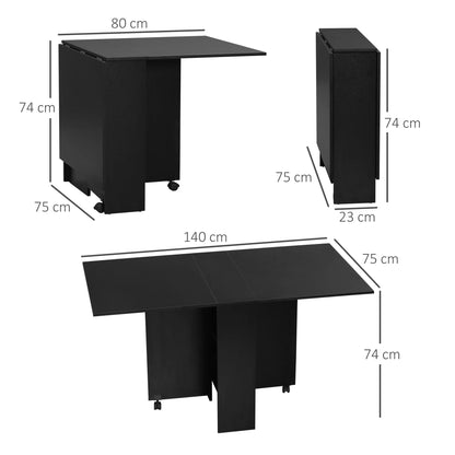 Table pliante noir