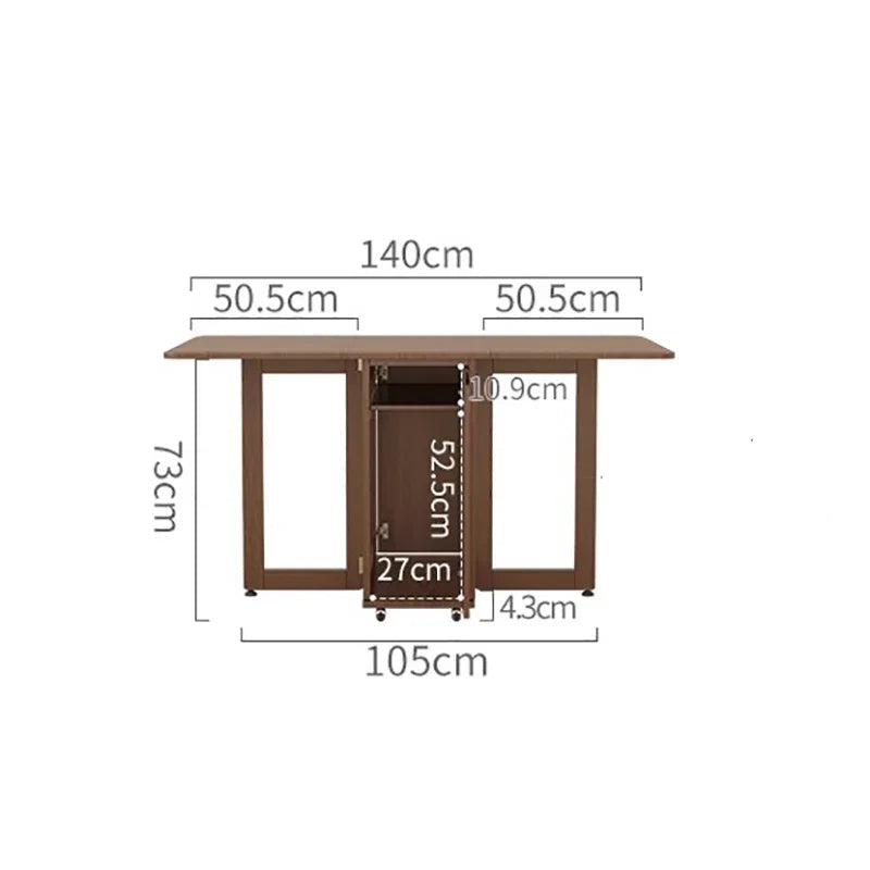 Table basse pliable bois