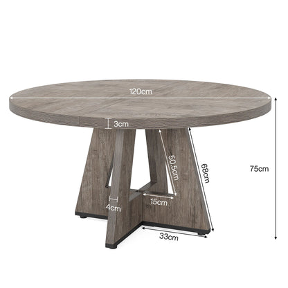Table ronde design en bois
