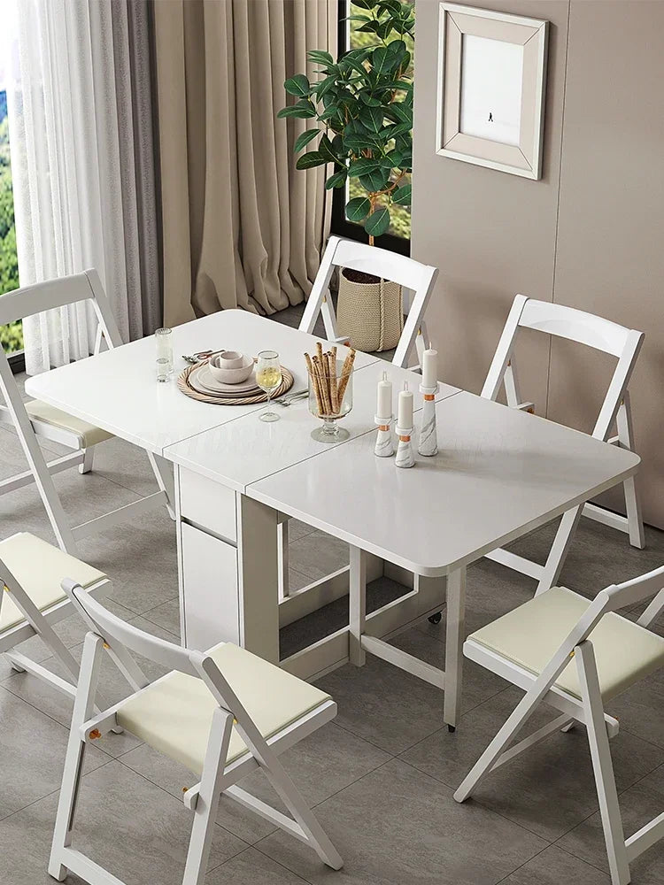 Table pliante bois design