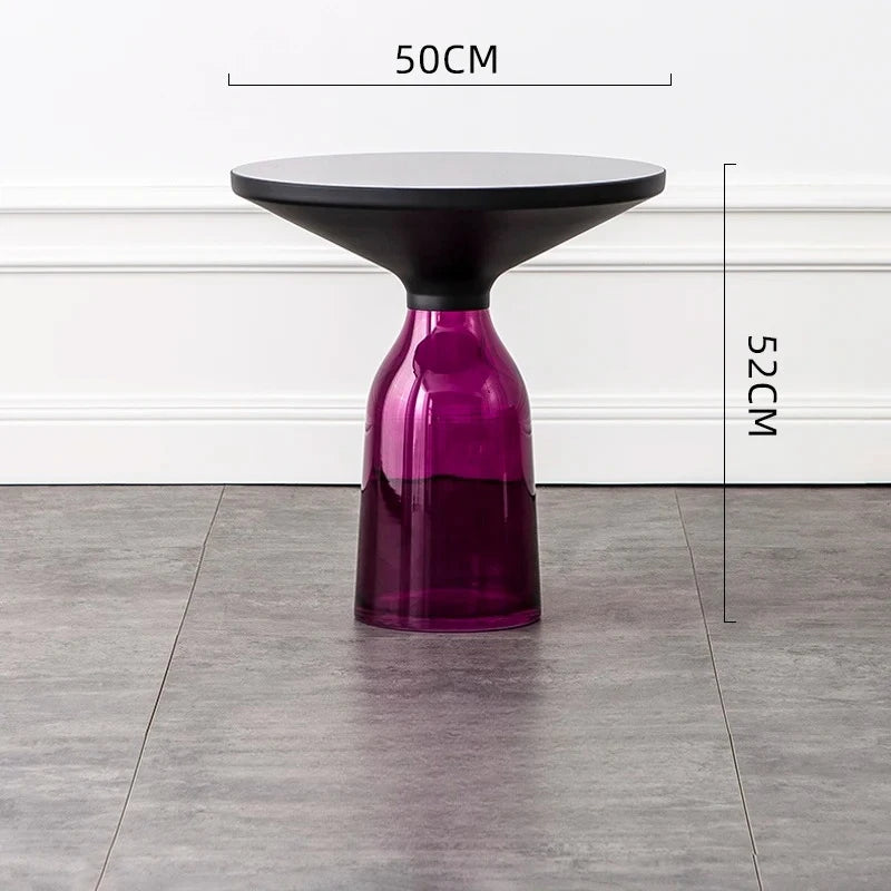 Table basse en verre gigogne