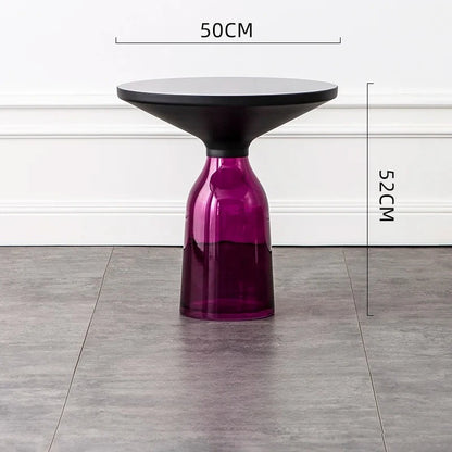 Table basse en verre gigogne