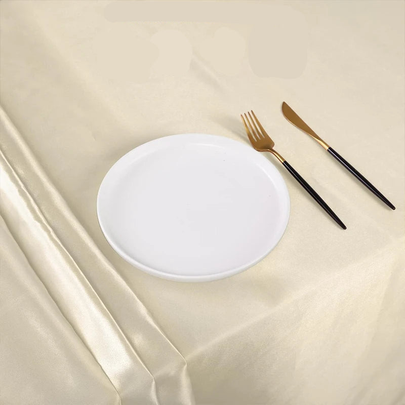 Nappe en satin rectangulaire