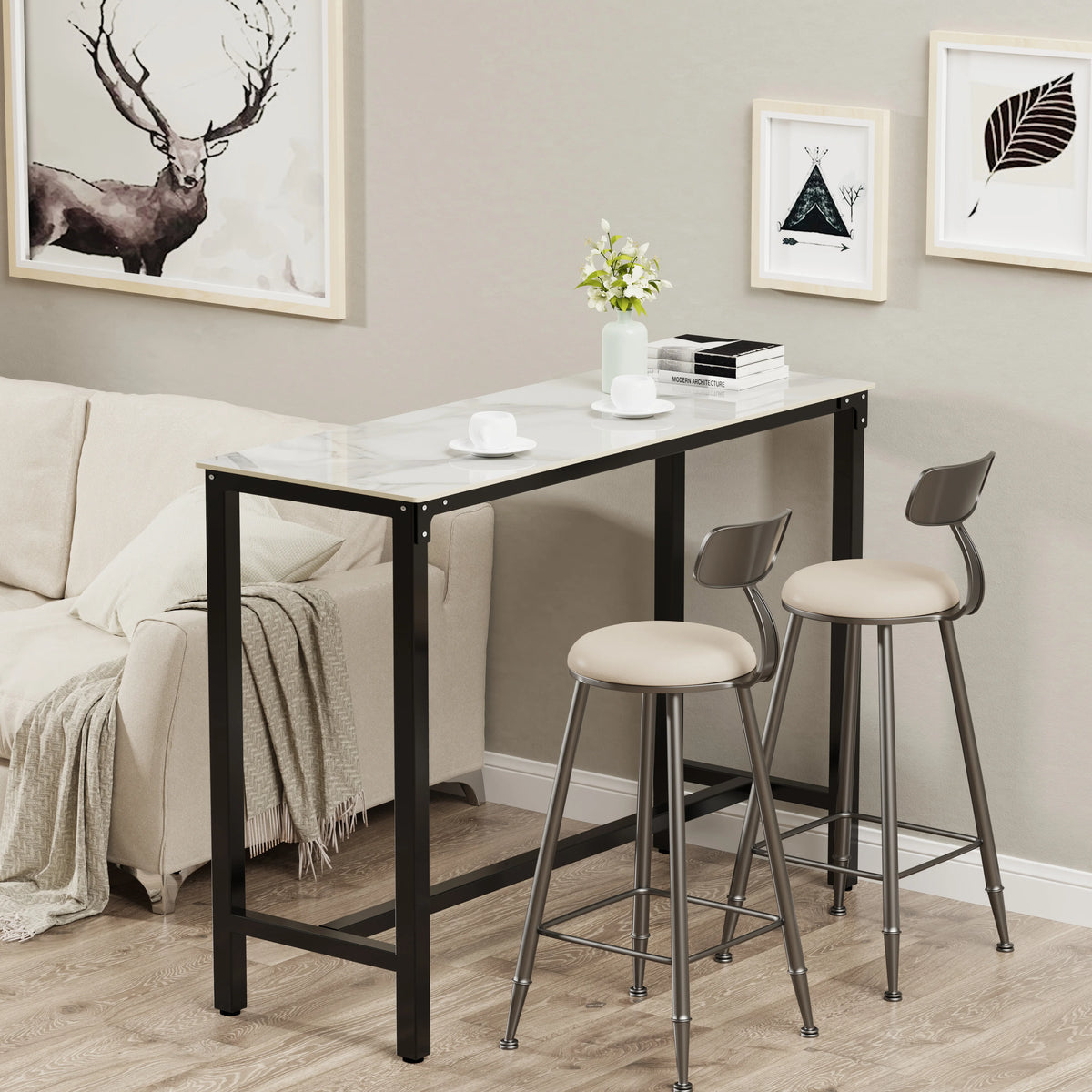 Table haute rectangulaire
