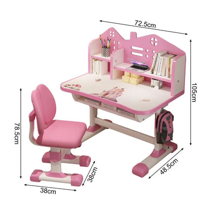 Table enfant en plastique multifonction, 1 chaise