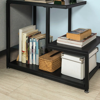 Table basse en verre carre