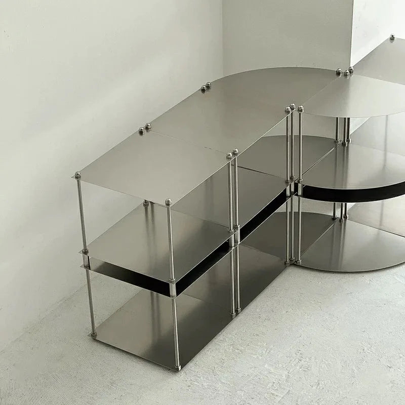 Table basse métal carré