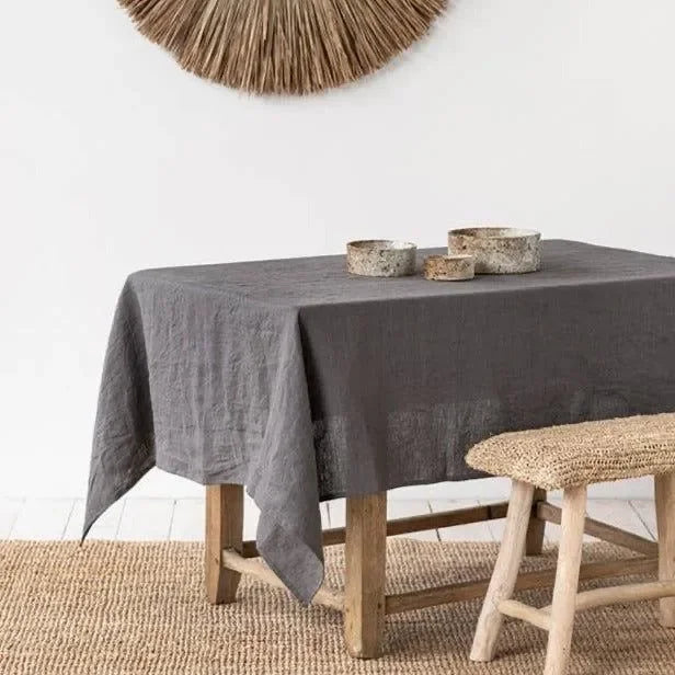 Nappe rectangulaire en lin