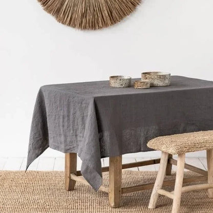 Nappe rectangulaire en lin
