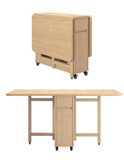 Table pliante bois design