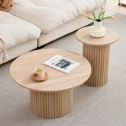Table basse en bois gigogne