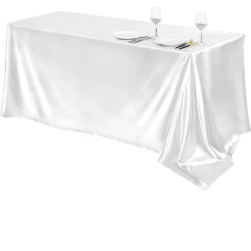 Nappe en satin rectangulaire