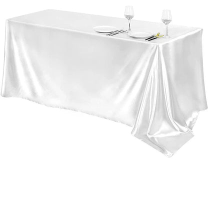 Nappe en satin rectangulaire