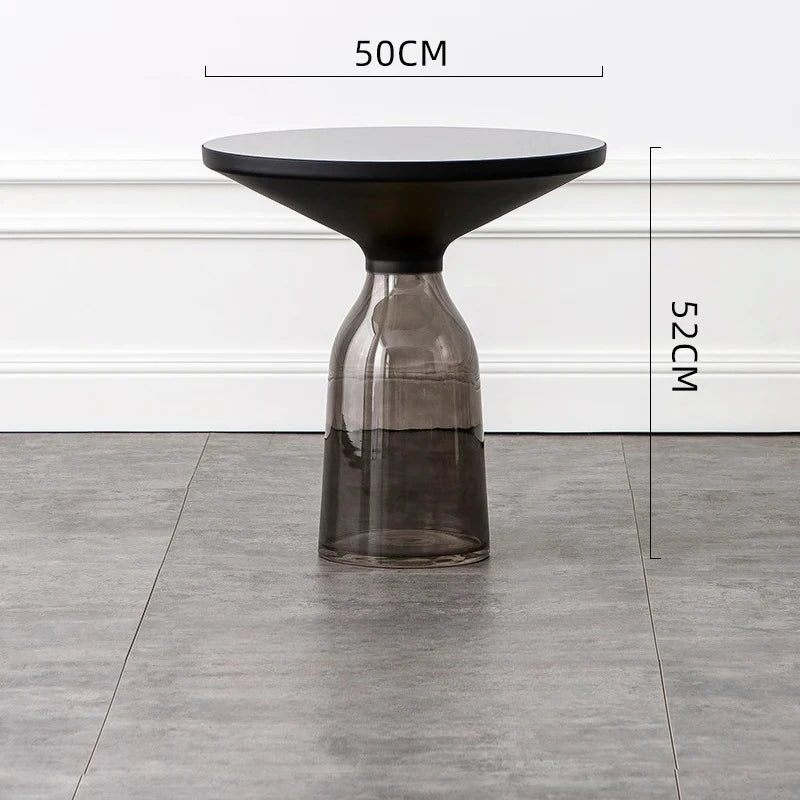 Table basse en verre gigogne